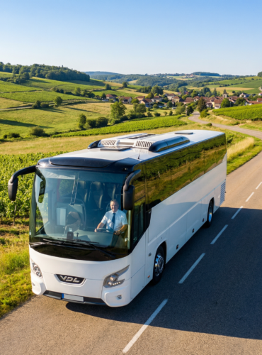 Conducteur Transphere dans un autocar de transport de voyageurs dans l’Ain